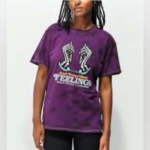 Broken Promises x Samborghini Escapism Purple Tie Dye T-Shirt Unisex Size Medium